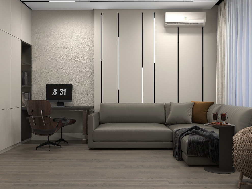 Обложка проекта: Квартира для современной семейной пары. Гостевая комната