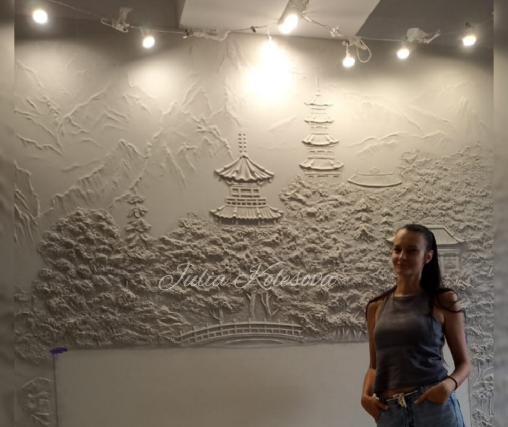 Обложка проекта: барельеф "китайская додина"