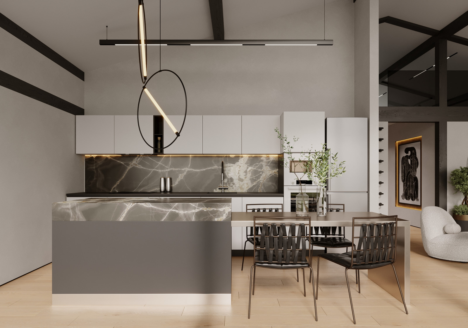 Кухня - гостиная