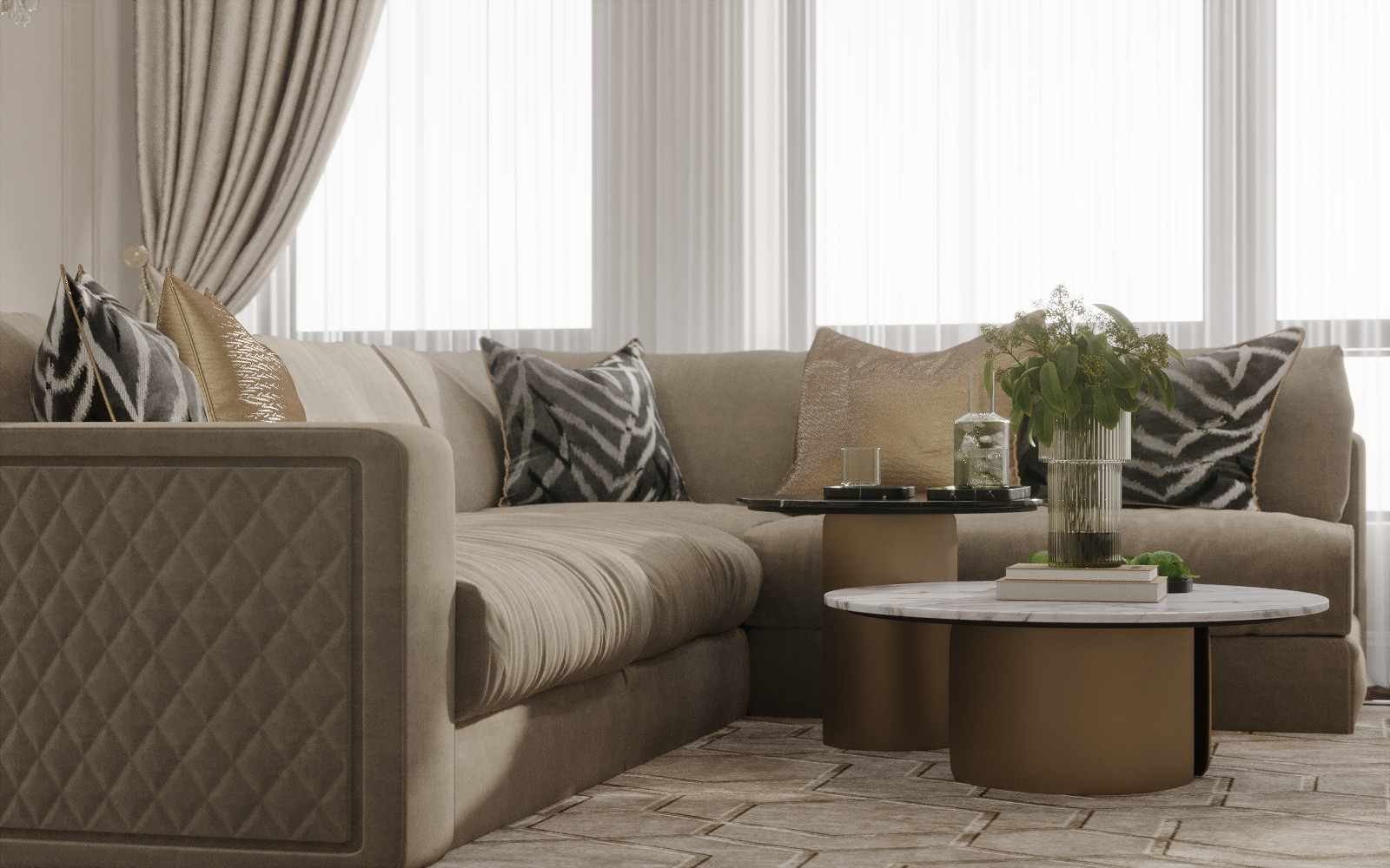 Дизайн интерьера квартиры в ЖК "Onyx Deluxe"