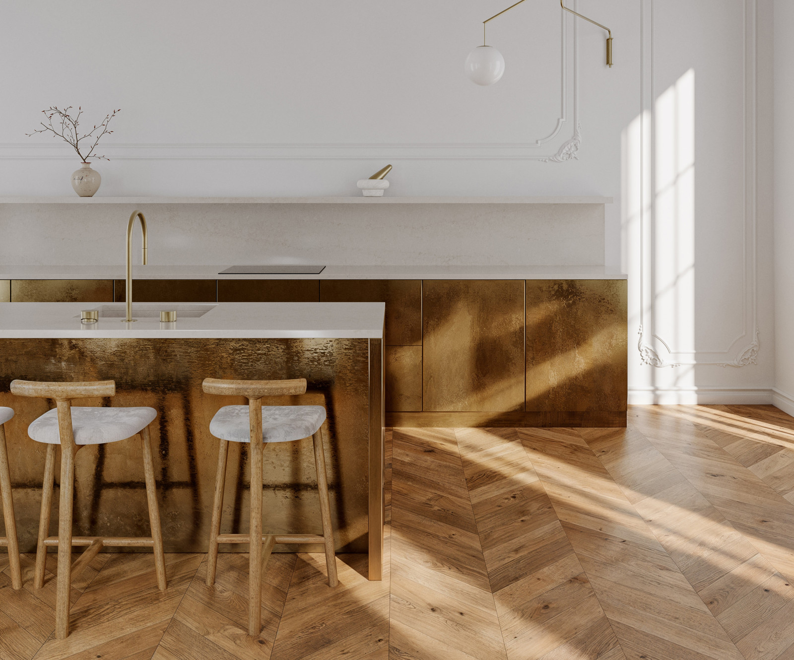 Кварцит Taj Mahal Gold от Technistone