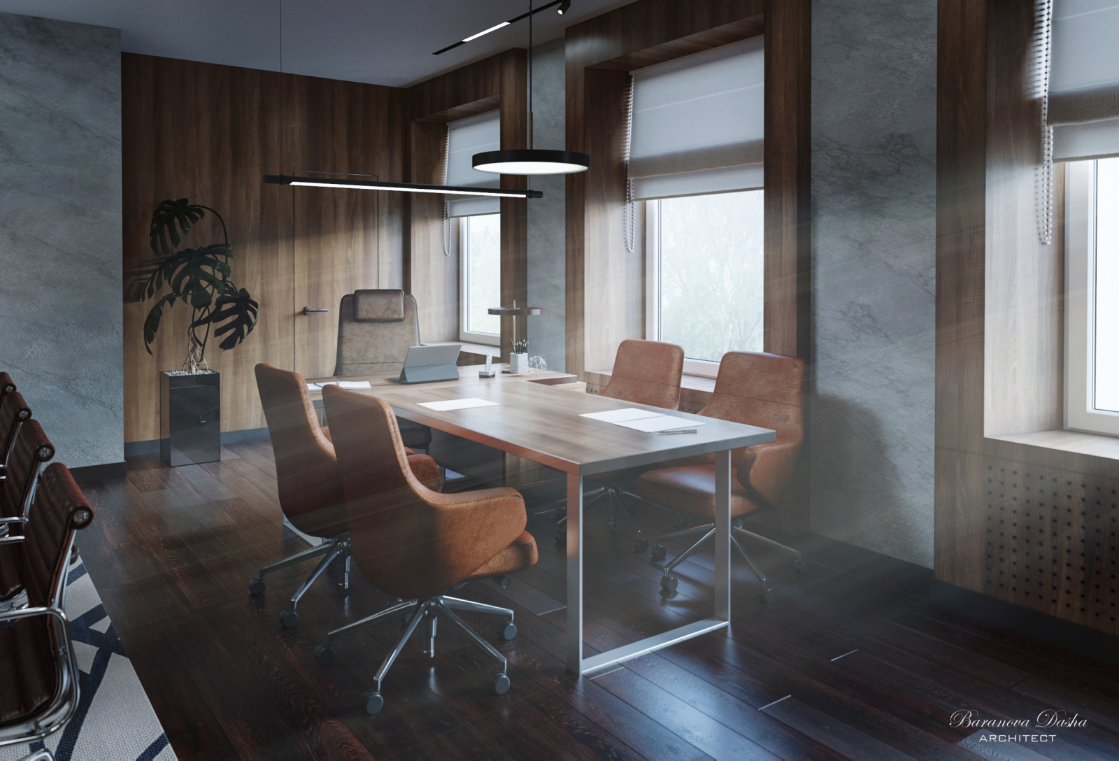 Интерьеры офиса строительной компании