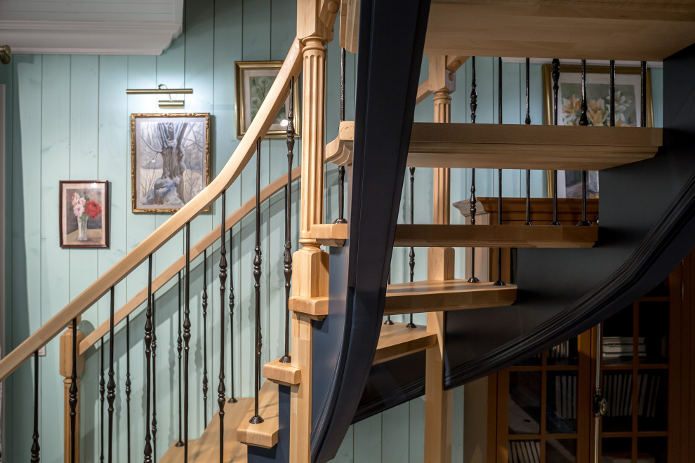 Проект 18 - Деревянная лестница из бука для НТВ