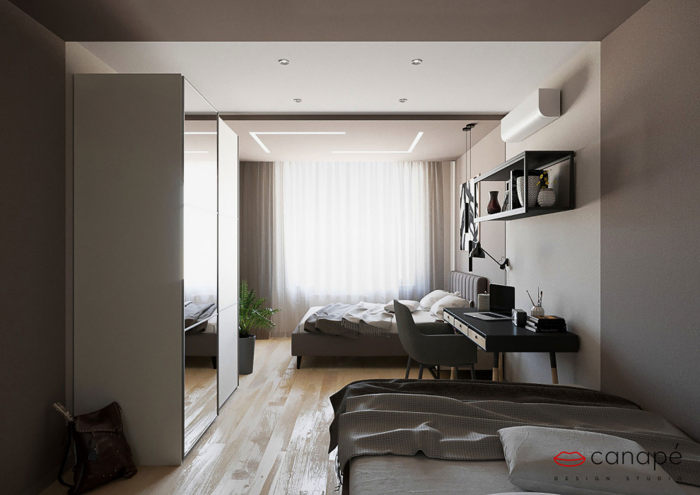 Двухуровневая корпаративная квартира