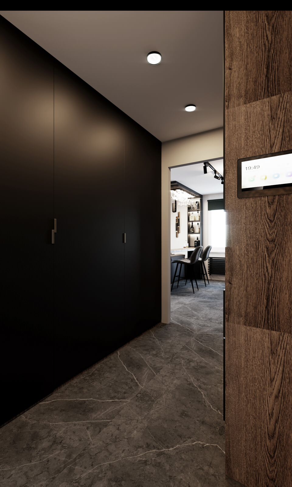 Обложка проекта: Квартира с деревянными элементами