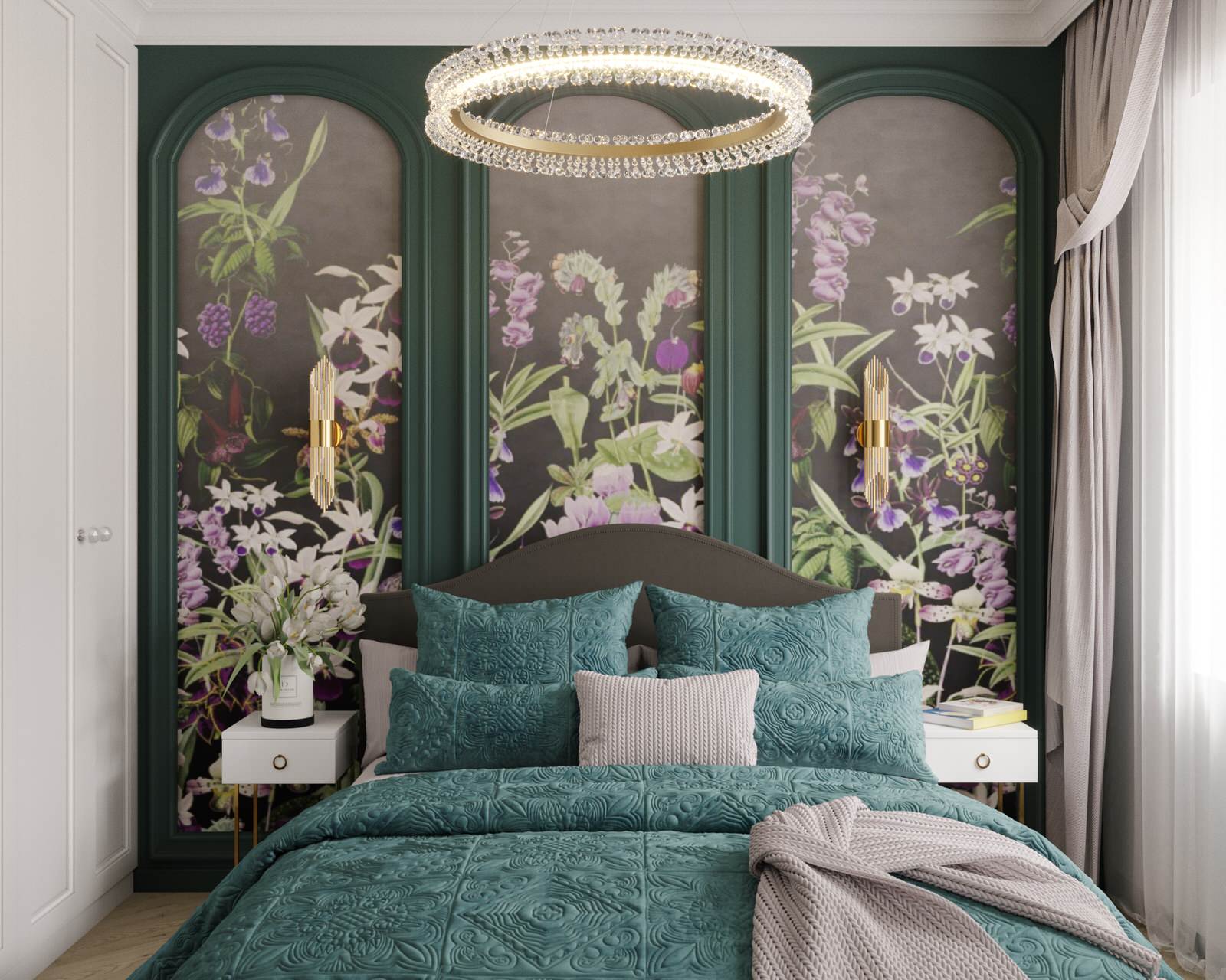 Квартира в неоклассическом стиле для молодой девушки