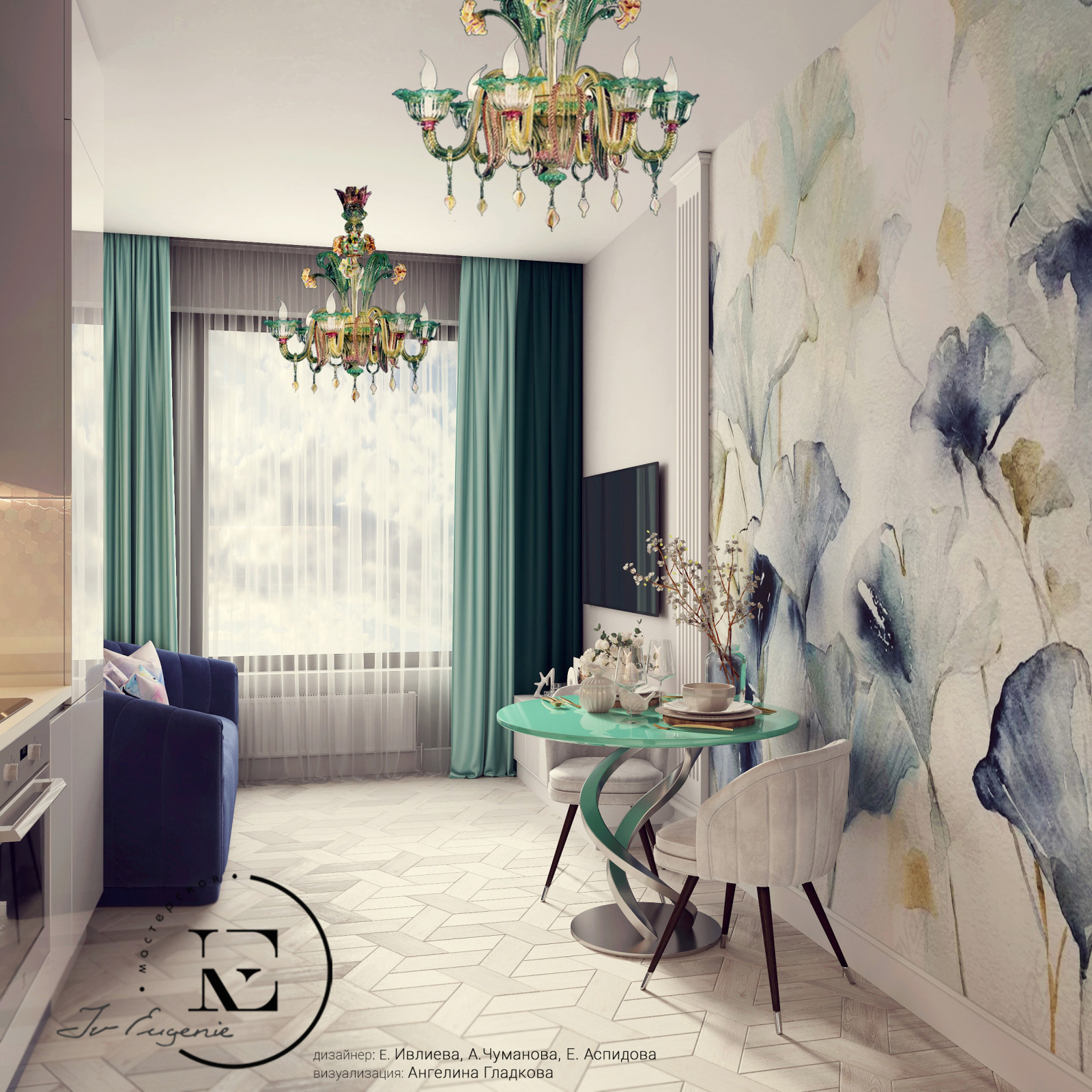 " Морозная роза" в ЖК Береговой