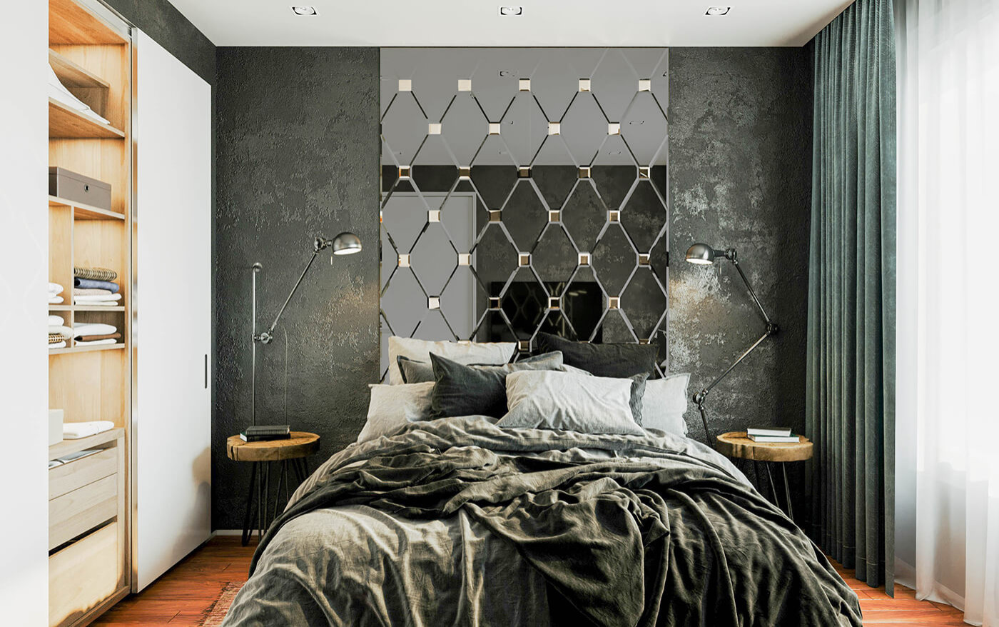 Зеркальное панно Мадрид