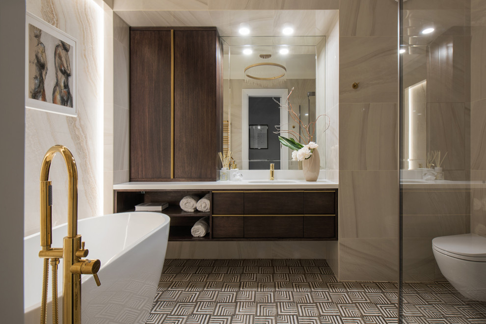 Ванная комната в ЖК Доской олимп.