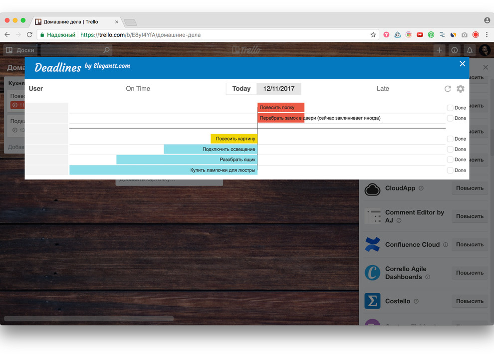 Продуктивность: Trello-плагины для домашних дел