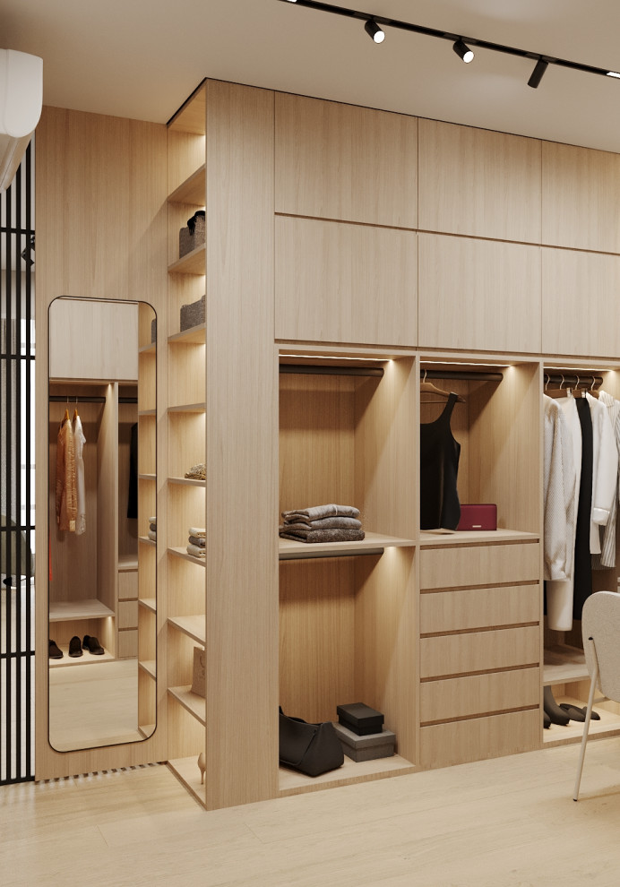 Двухкомнатная квартира в природных оттенках