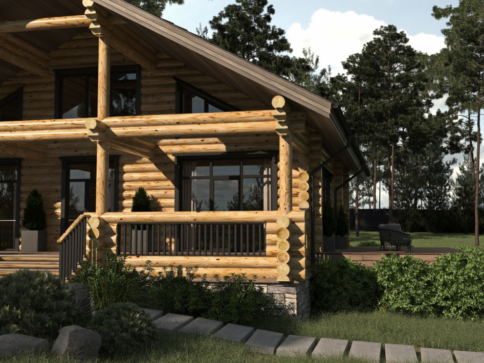 Обложка проекта: Дом на берегу Байкала