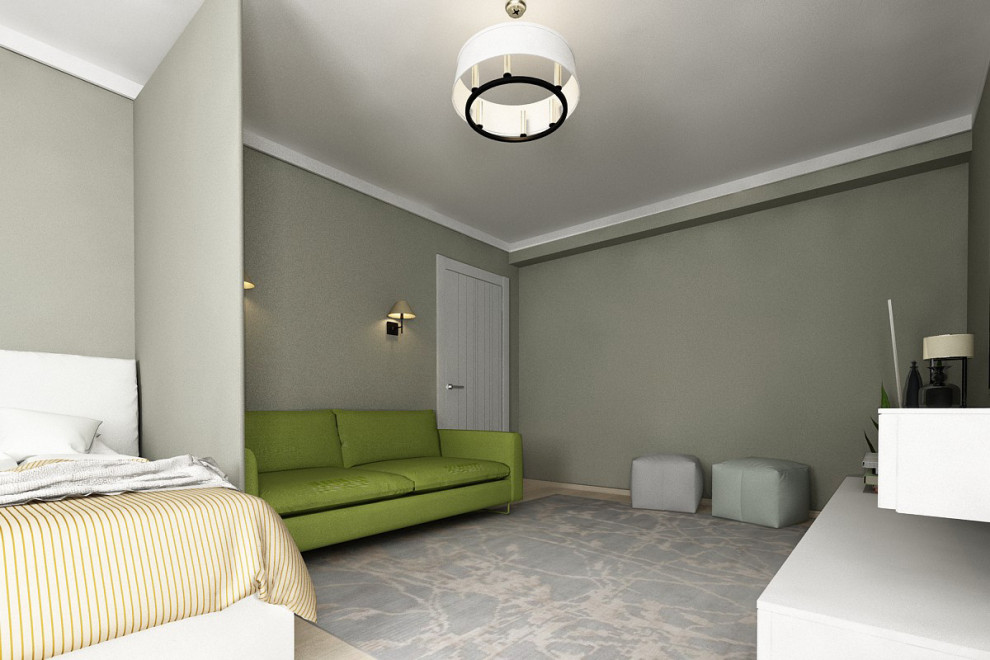 гостиная-спальня