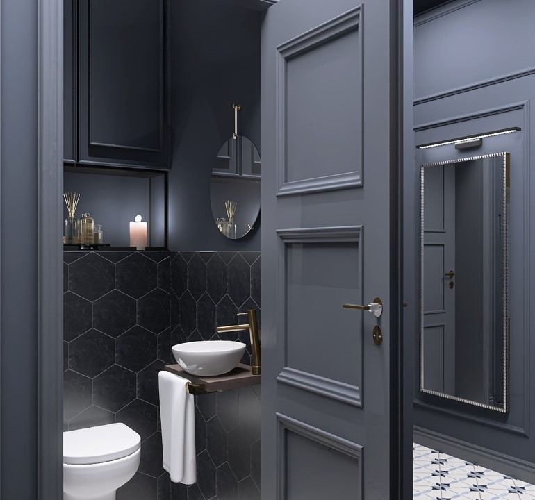 Трехкомнатная квартира для холостяка в историческом центре