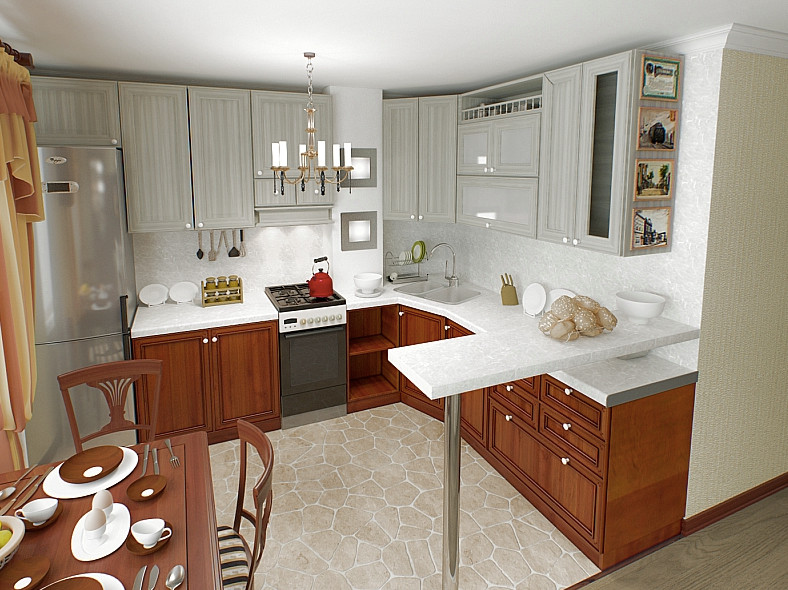 Дизайн-проекты кухонь