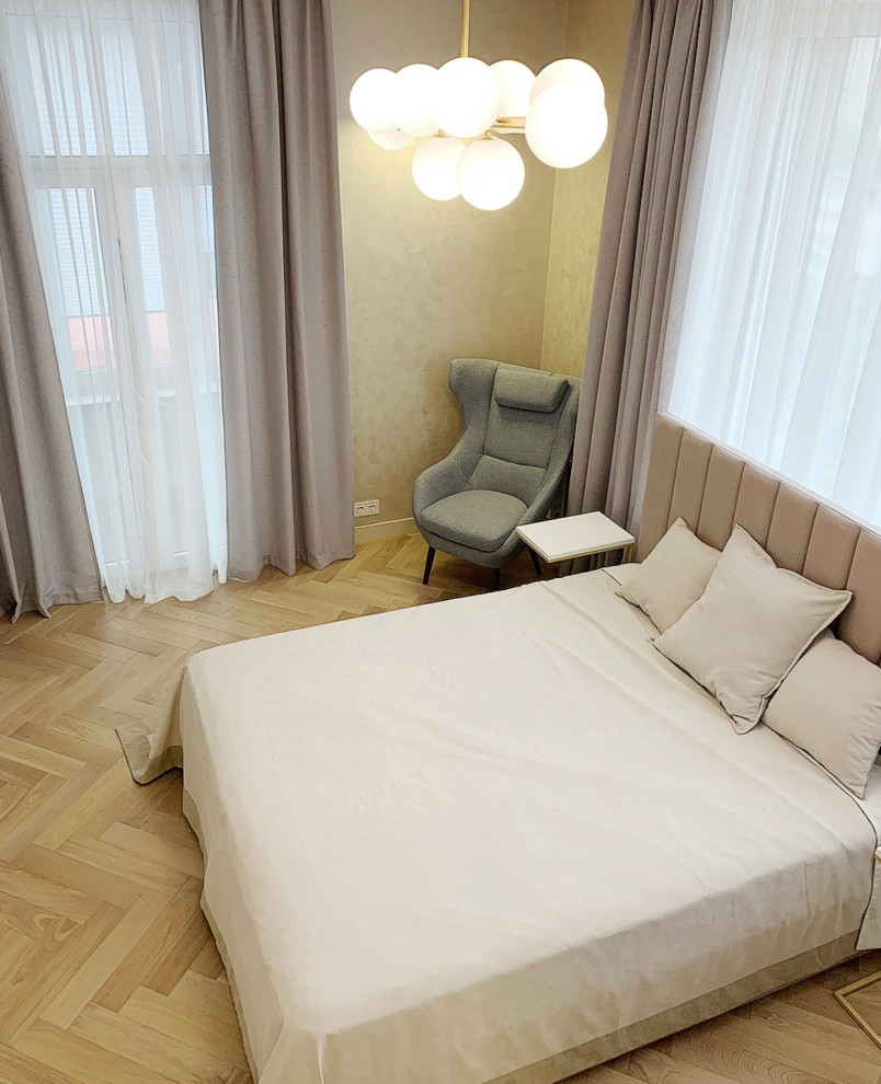 Шторы и покрывало для спальни