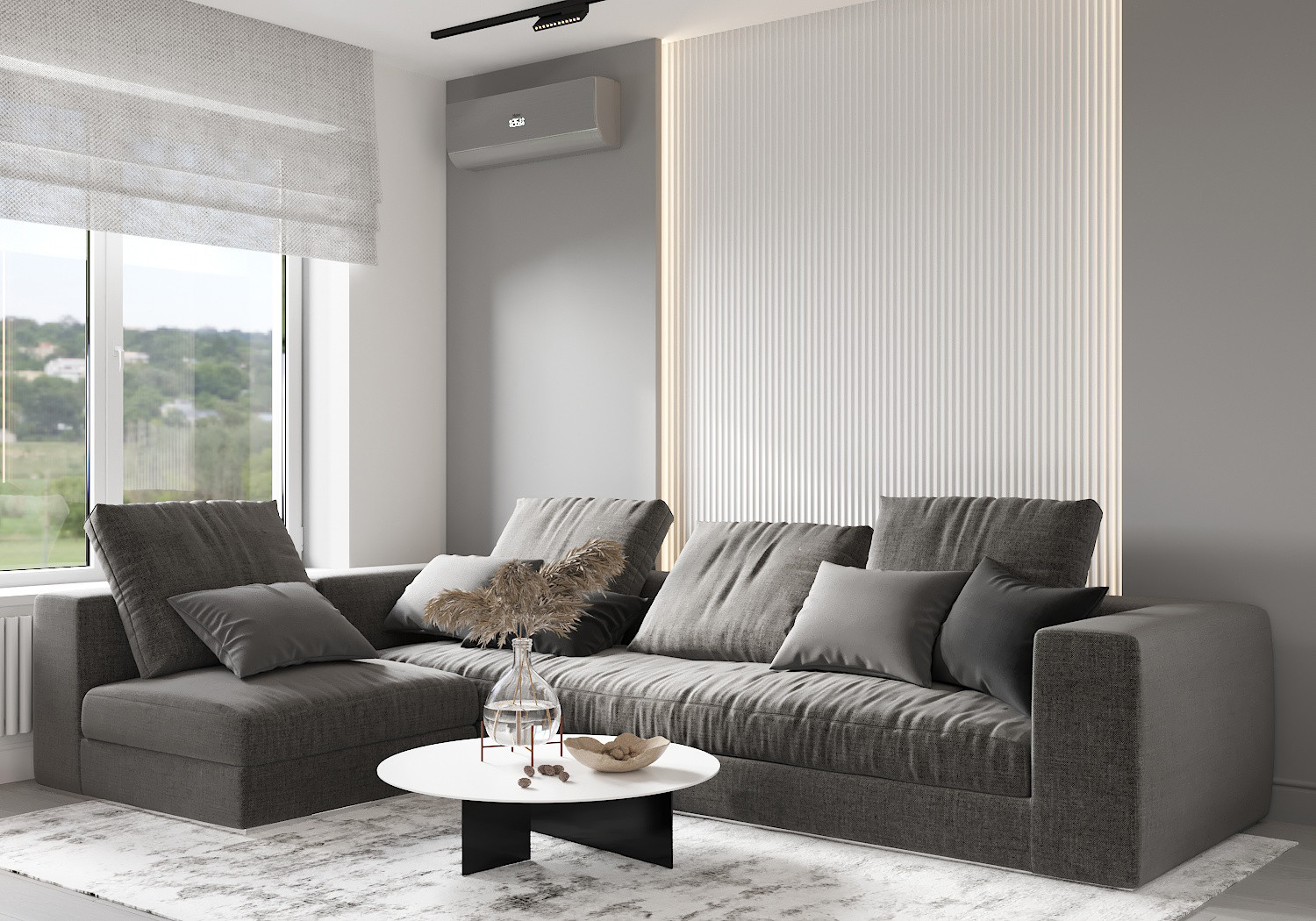 Обложка проекта: черно белый