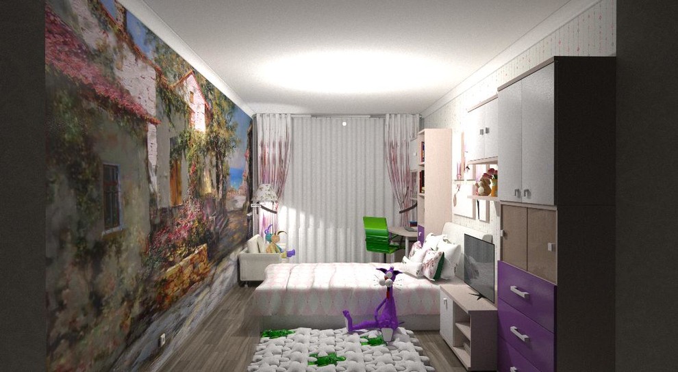 Детская комната для девочки 11 лет