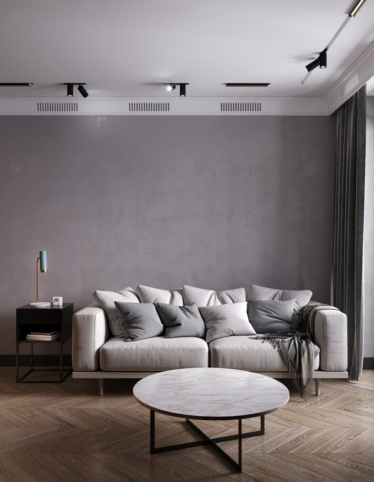 Обложка проекта: Кабинет в жк Георг Ландрин