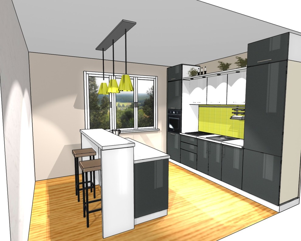 современная кухня с островом