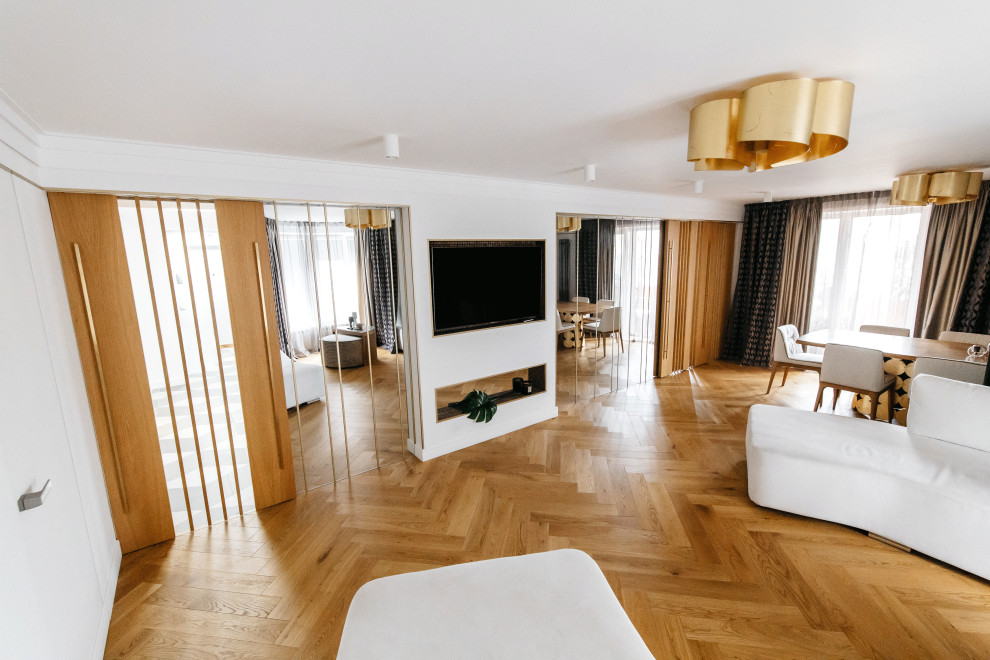 Паркет из дуба, покрытый матовым лаком