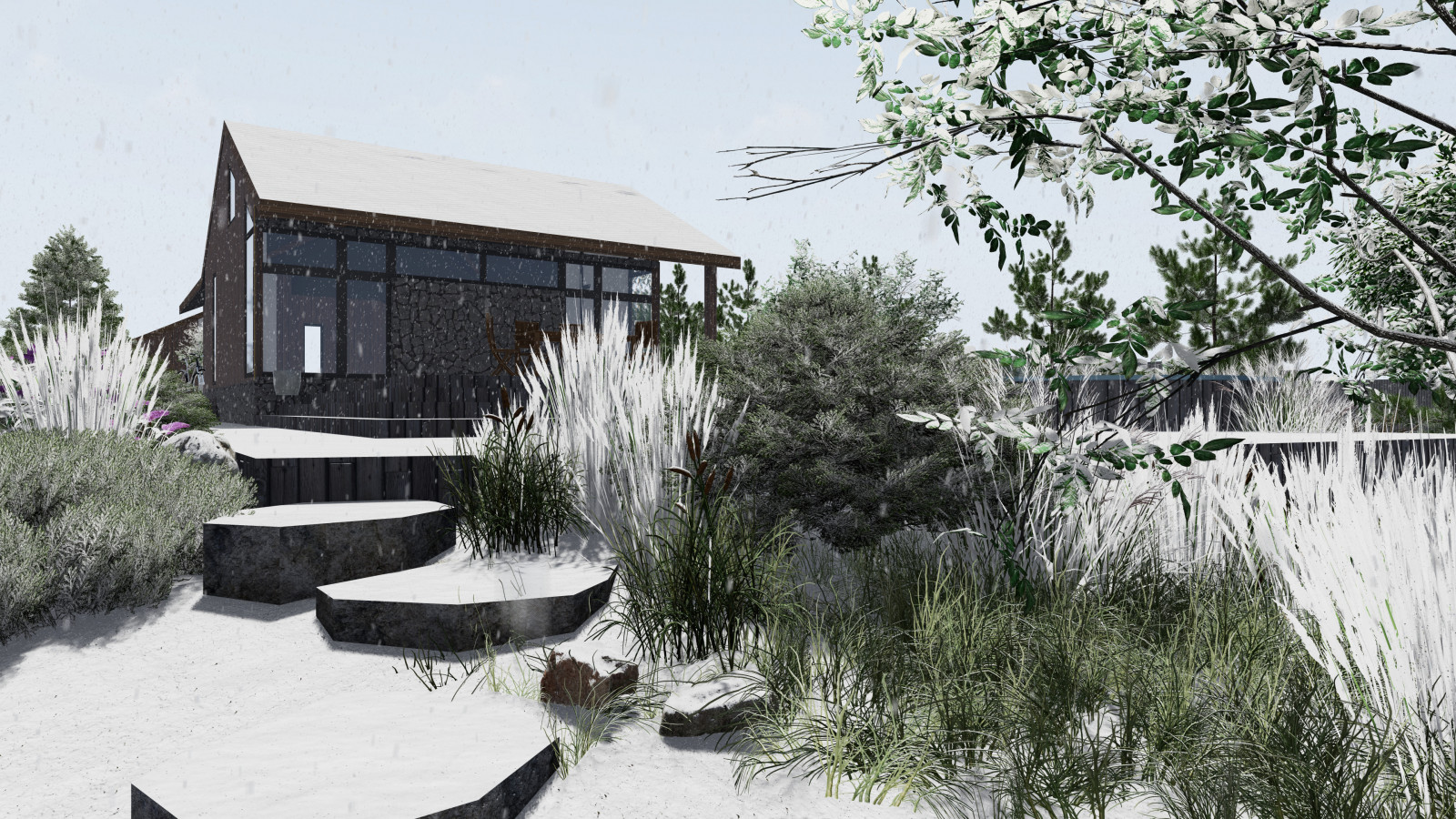 Ландшафт участка д.М.Куяш