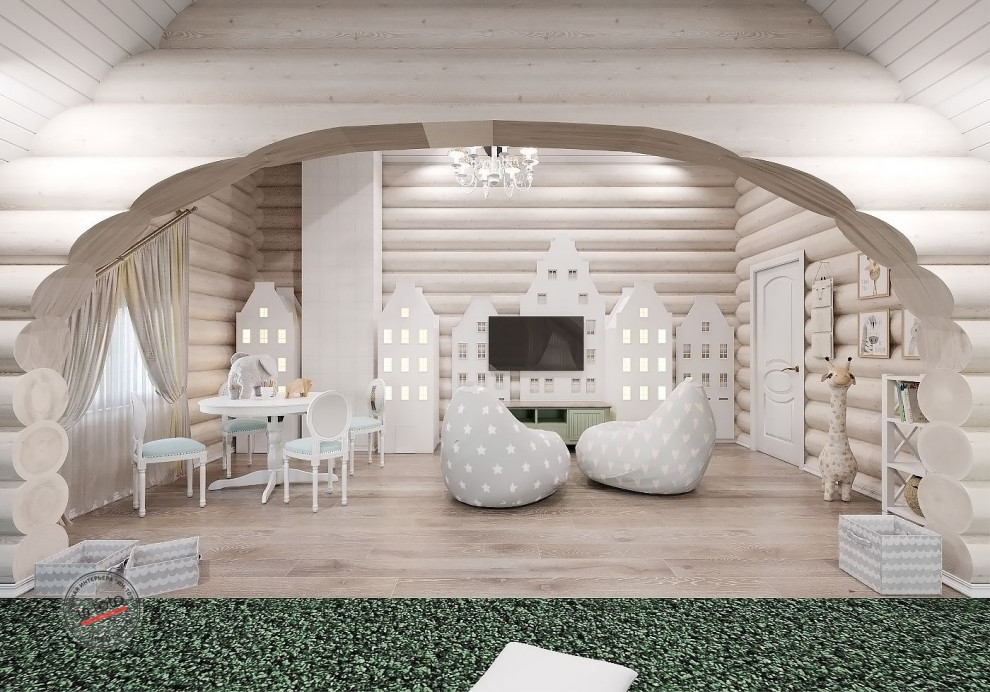 Дом из кругляка в Иркутске