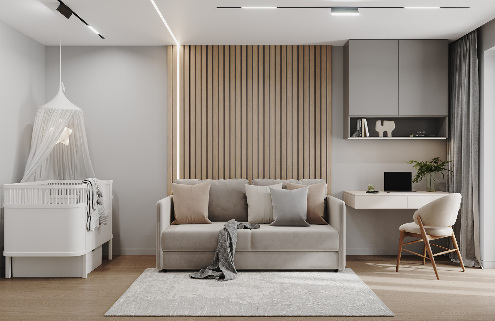 Обложка проекта: Детская комната-кабинет