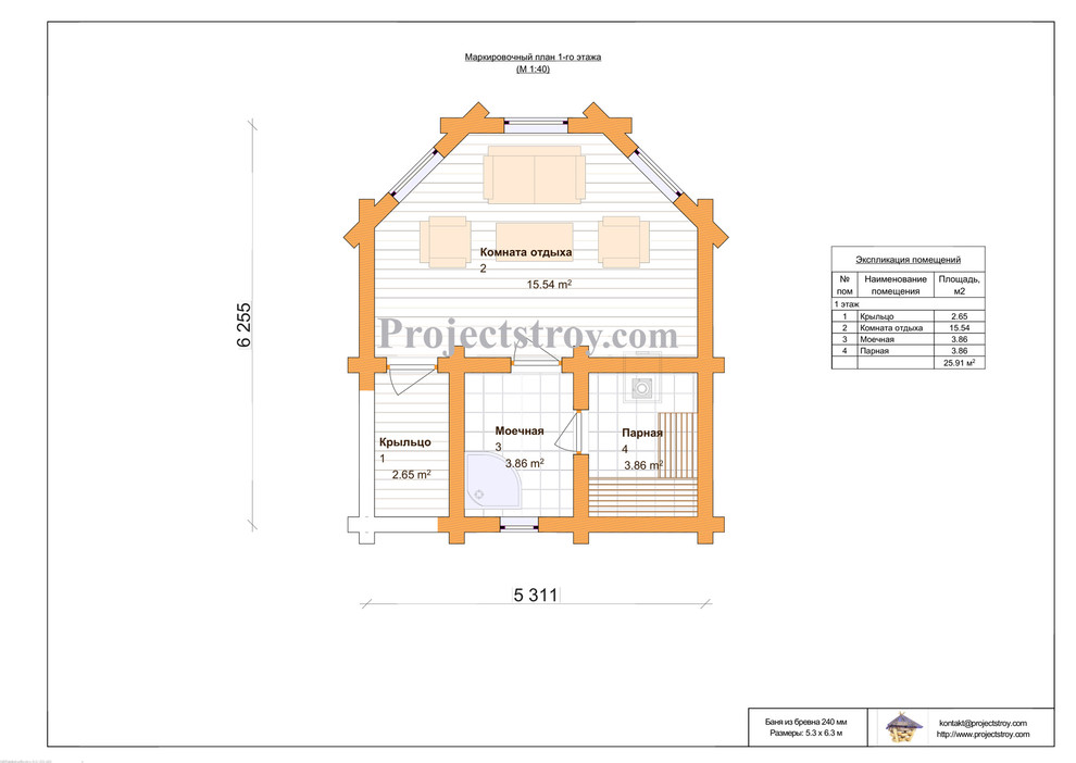 Проекты бань
