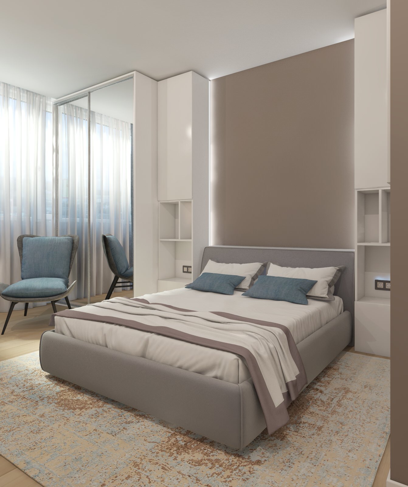 Обложка проекта: Современная квартира в ЖК 4 Сезона