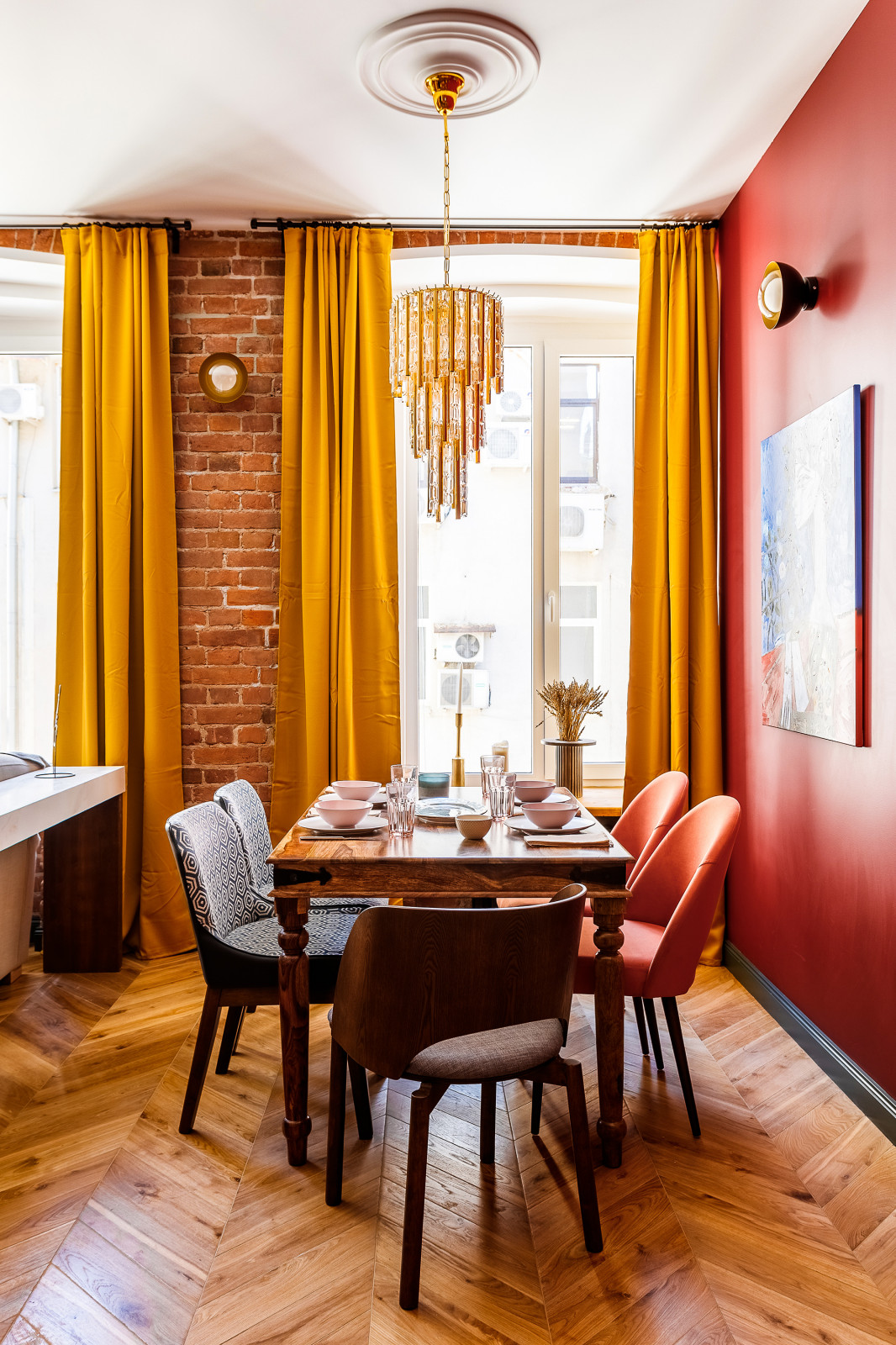 Яркие апартаменты для сдачи в аренду в центре Москвы