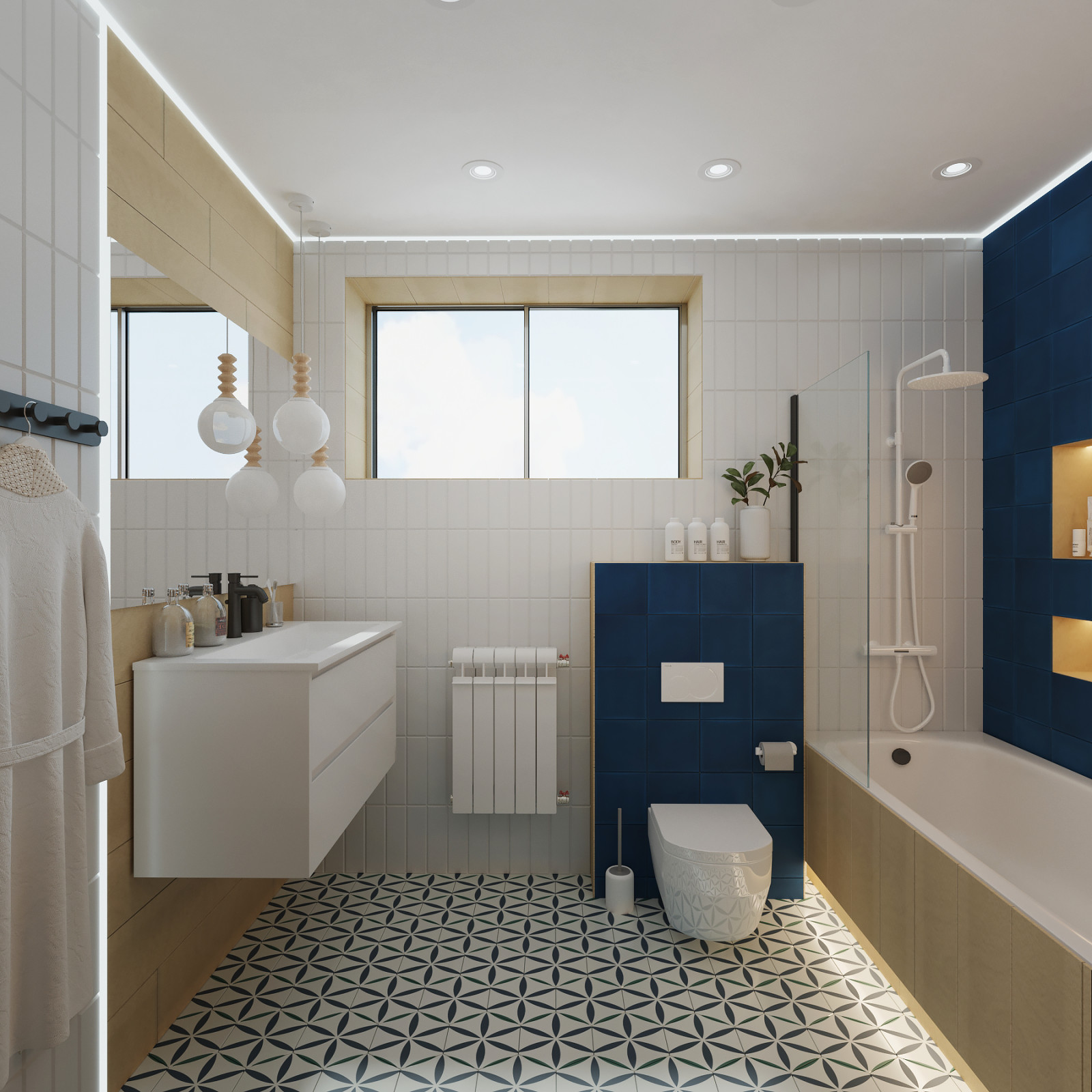 Акцентный Синий