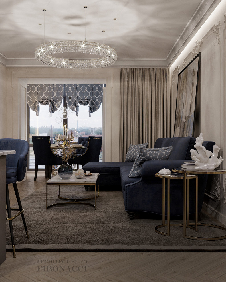 Проект квартиры 100 м. кв. на петровском острове