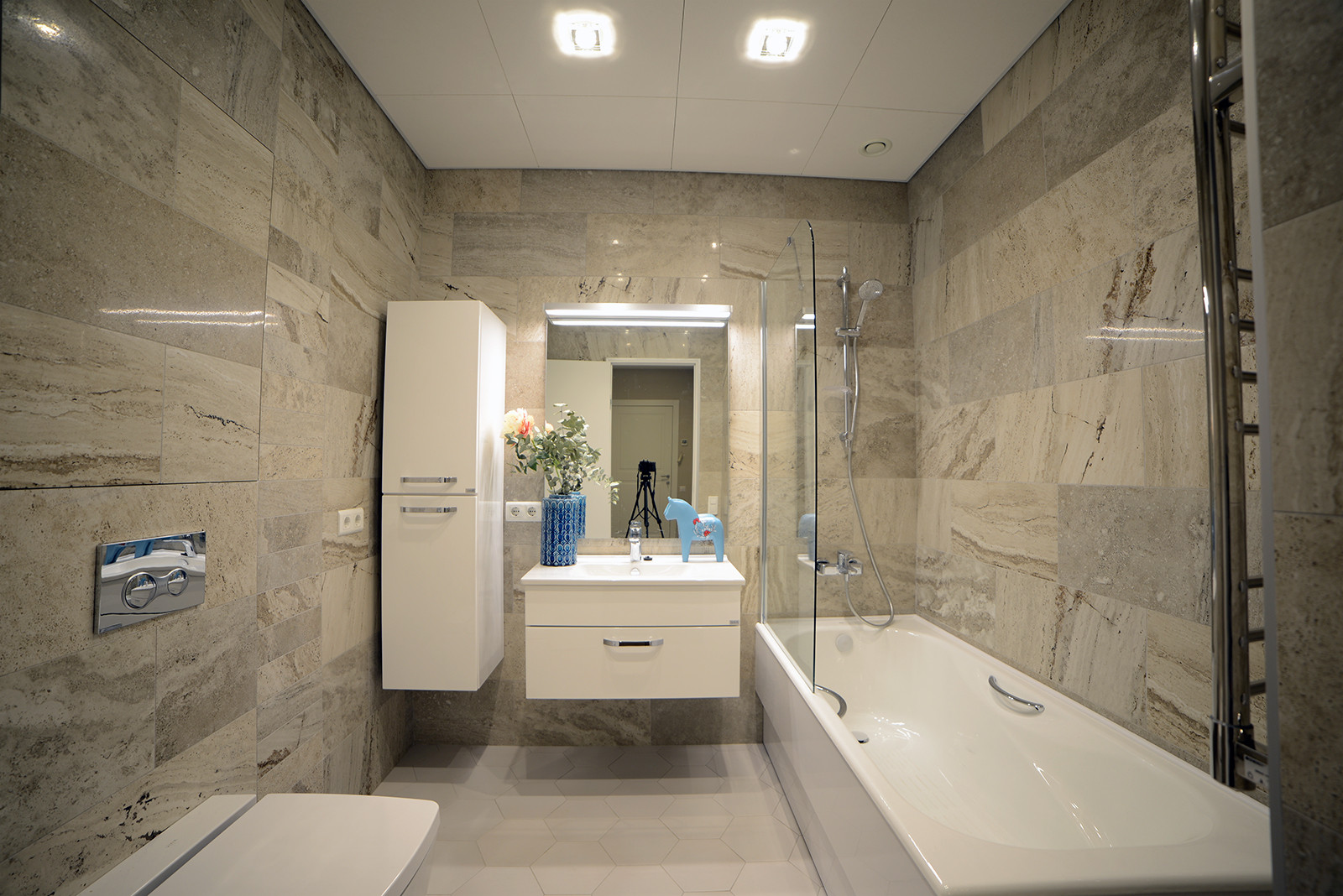 Гексагональная трапеция по золотому сечению/ Trapezoid on the golden section