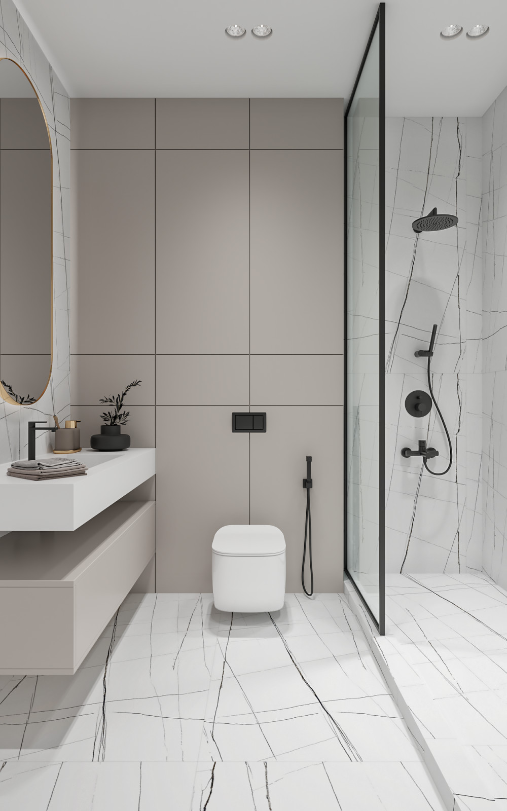 САНУЗЕЛ В СТИЛЕ БУРЖУАЗНАЯ ЭКЛЕКТИКА В ЖК ЯМАЙКА 3