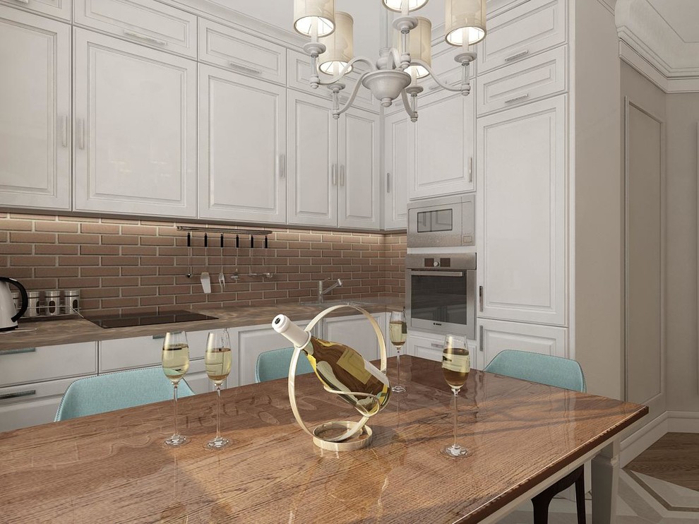 Квартира с белой спальней