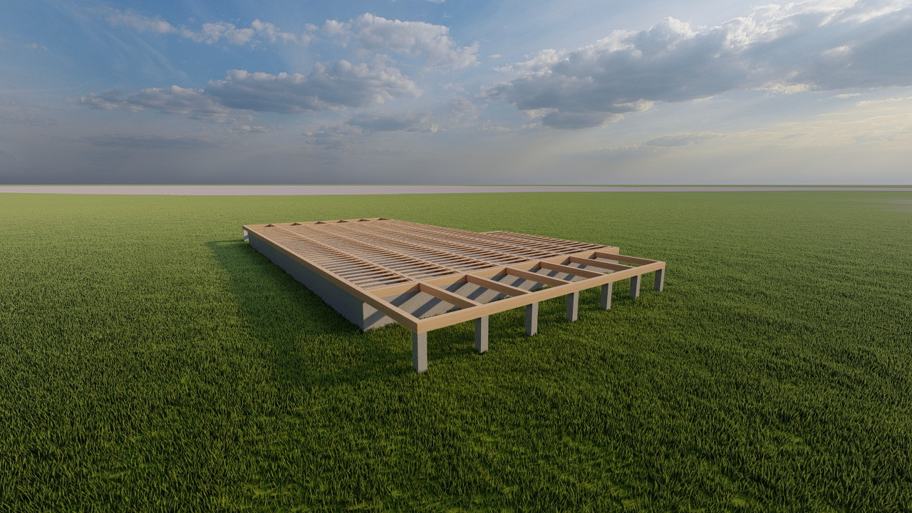 Дом у березы