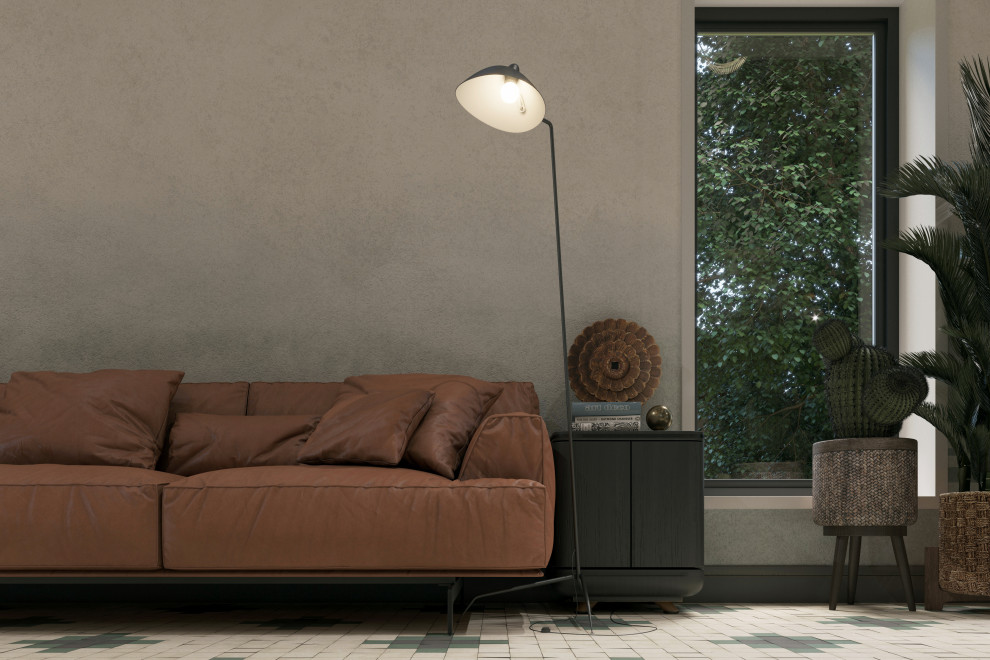 Загородный дом в Царевщине, интерьер в стиле лофт