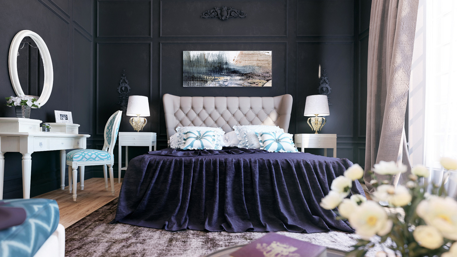 Спальня в классическом стиле
