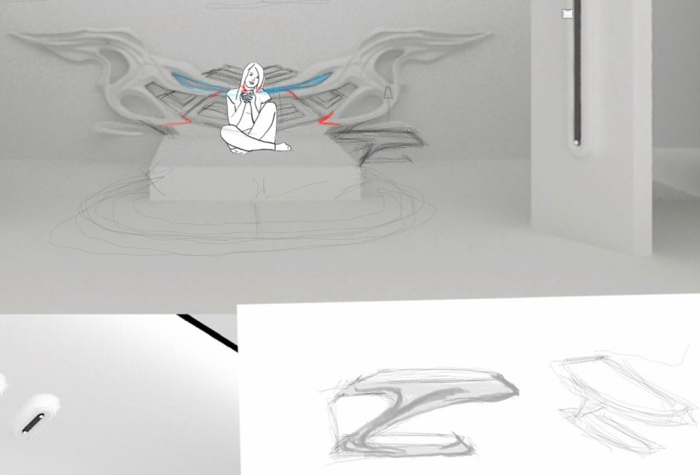 Кровать для выставки