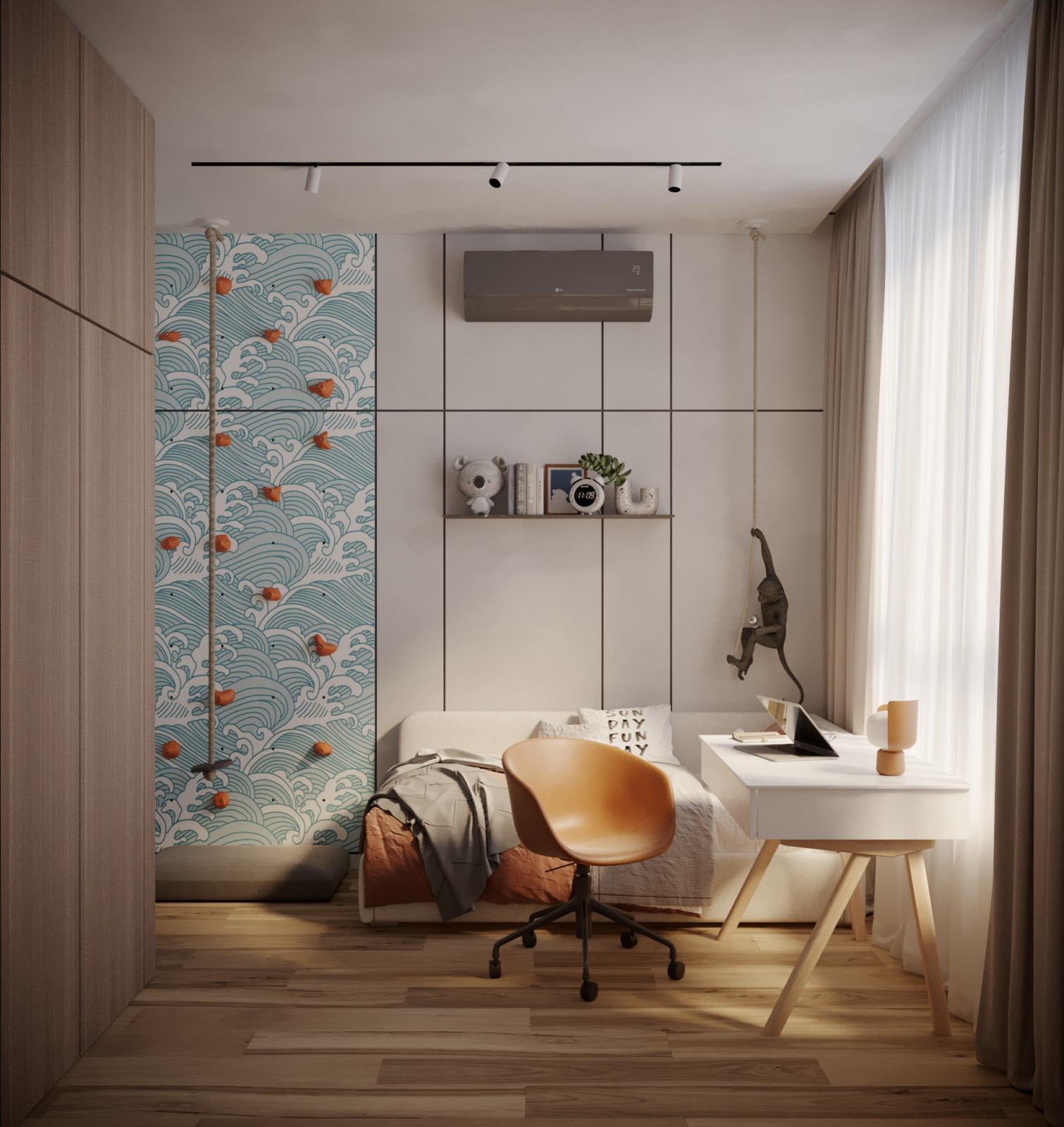 Дизайн проект квартиры в ЖК "Огни"