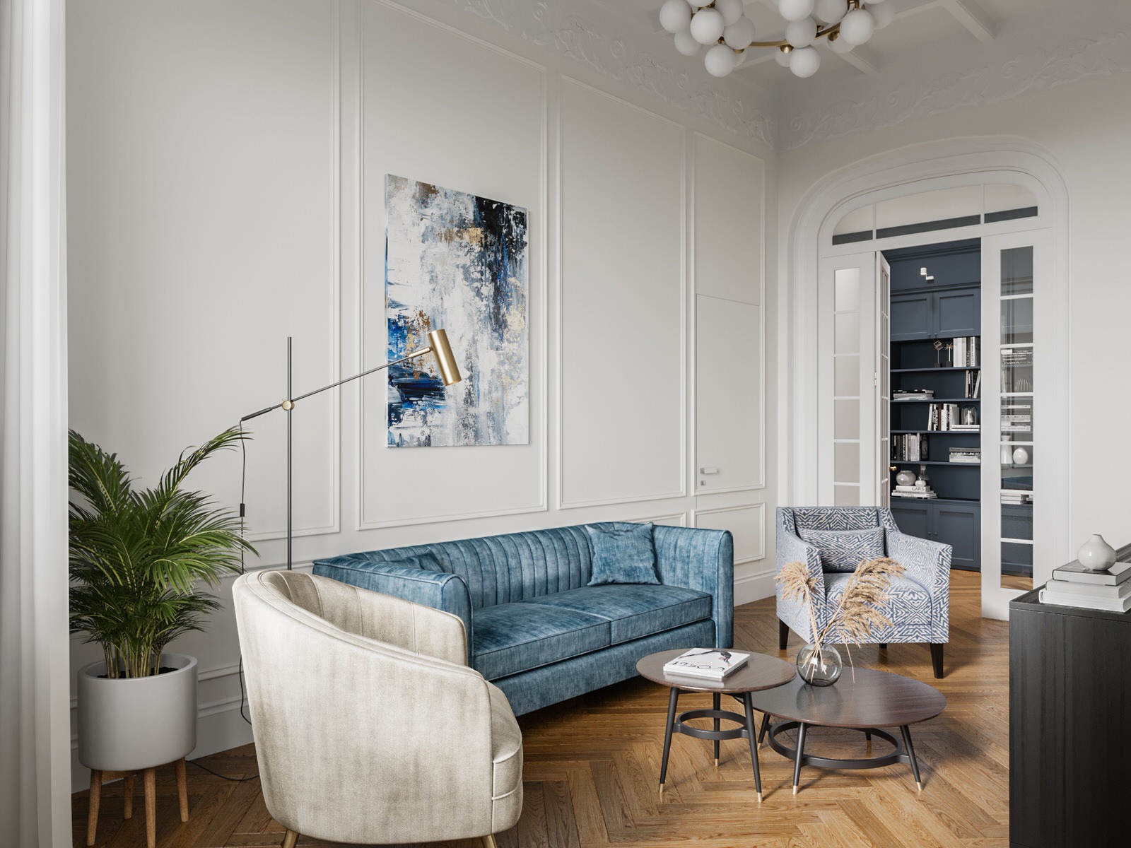 Французский стиль в доходном доме