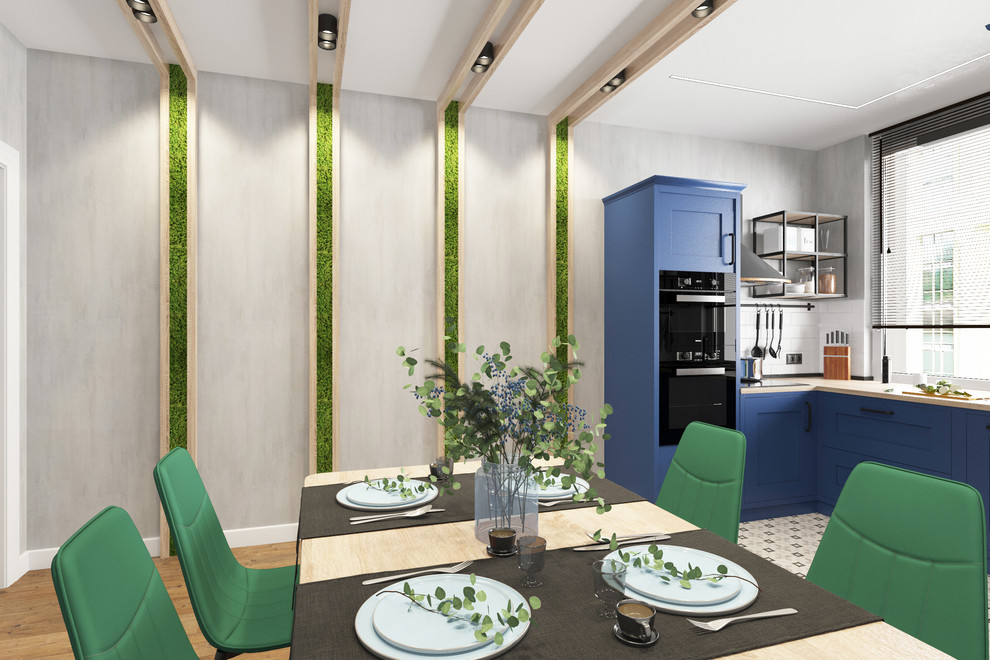 Квартира 60 кв.м  в стиле лофт + современный стиль.