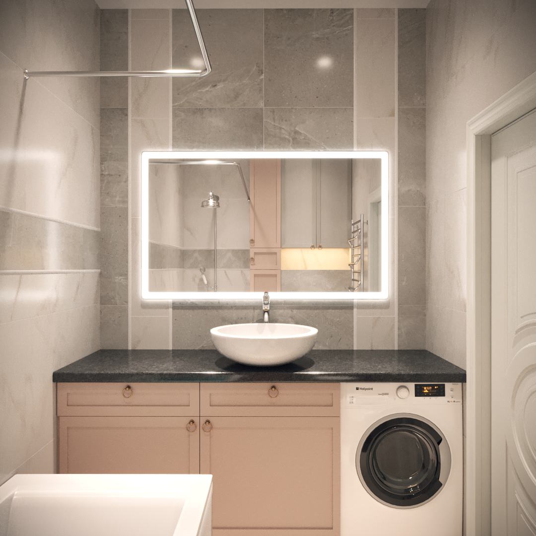 Дизайн интерьера двухкомнатной квартиры 73 м2