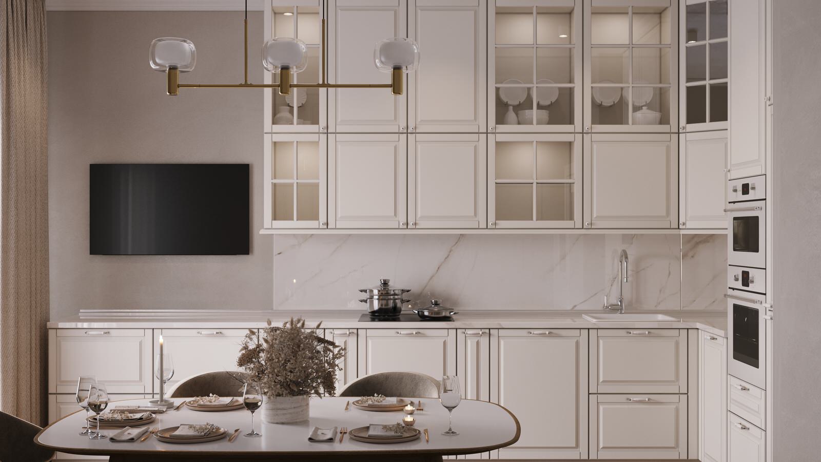 Обложка проекта: Квартира для семьи из трех человек и большой собаки.