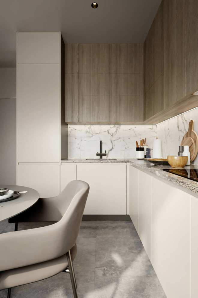 Дизайн и ремонт квартиры в ЖК «Квартал на Никулинской» — Акцент на дерево