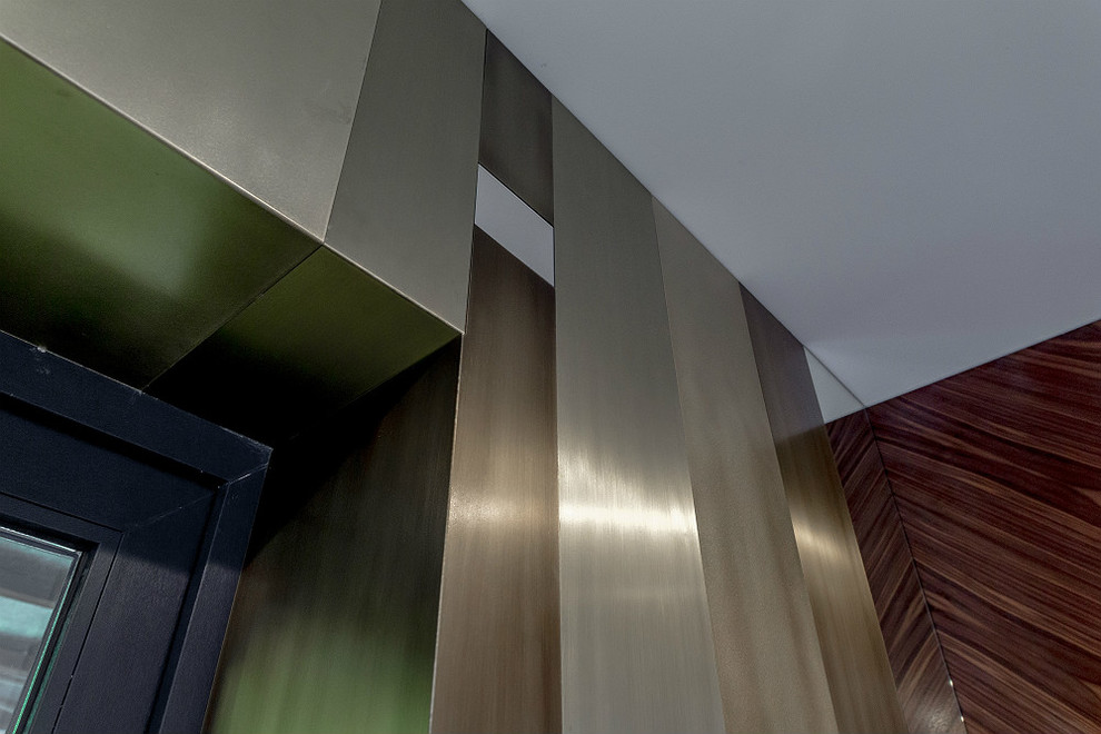 Латунные стеновые панели для проекта peredelka.tv