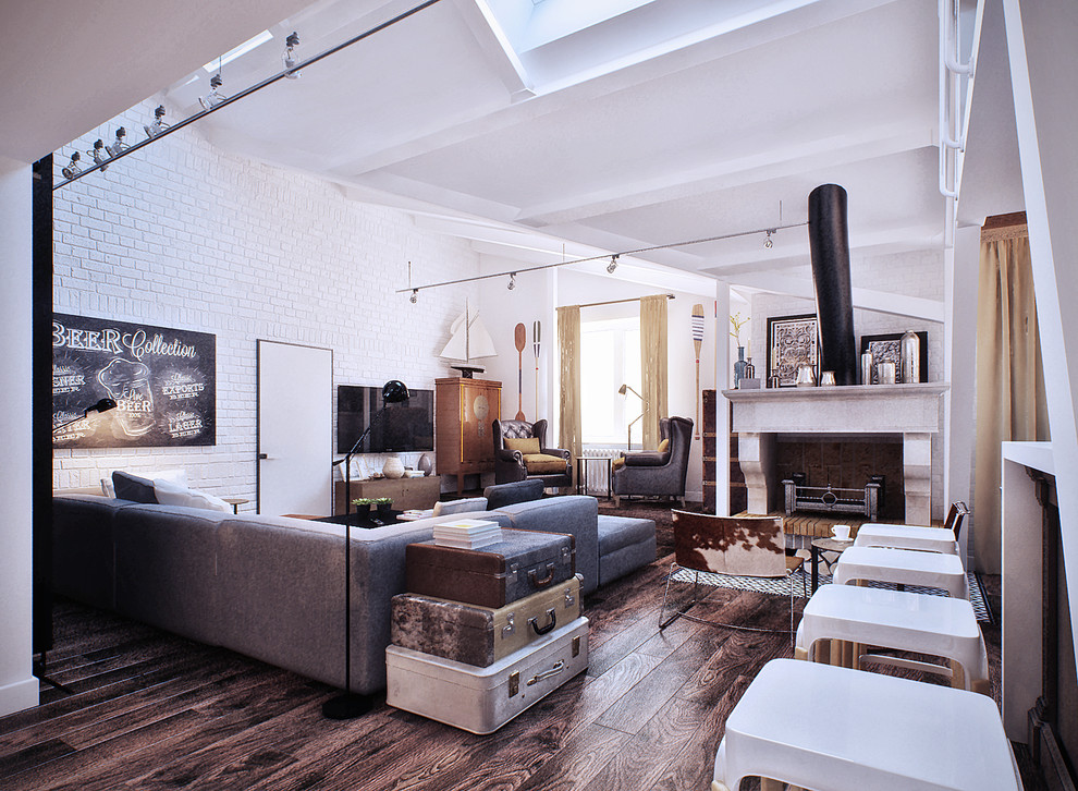 Квартира в скандинавском лофте