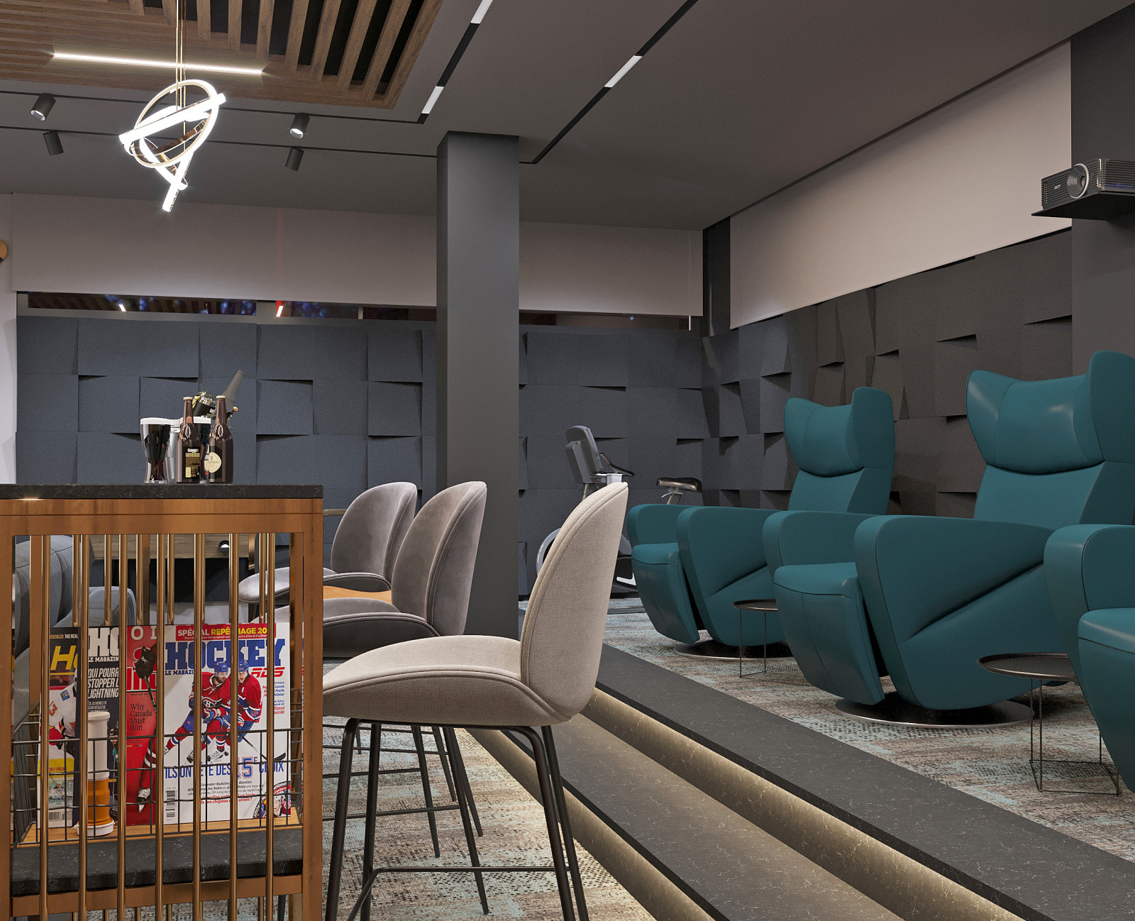 Домашний кинотеатр с функцией спортбара