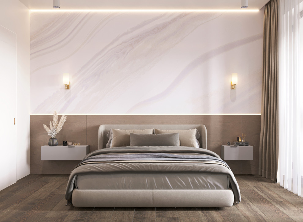 Обложка проекта: Спальня в 3к.квартире для семьи